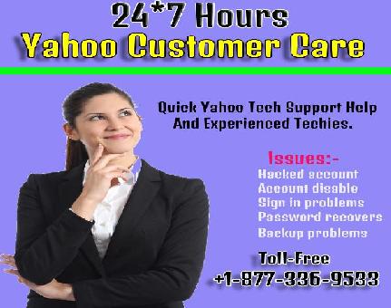 Yahoo Mail Helpline Support Number +1-877-336-9533
