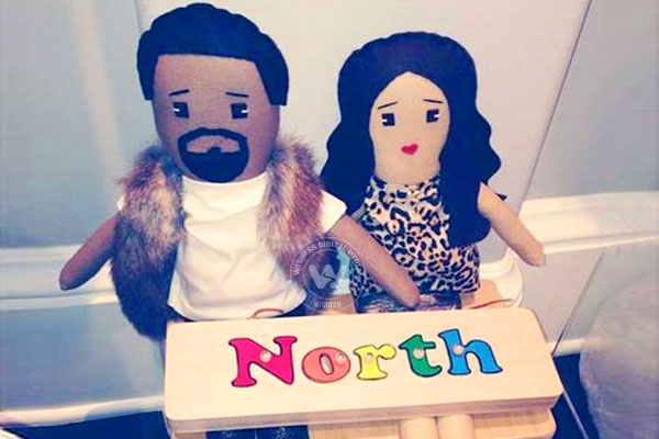 North West gets Kim and Kanye look-alike dolls},{North West gets Kim and Kanye look-alike dolls