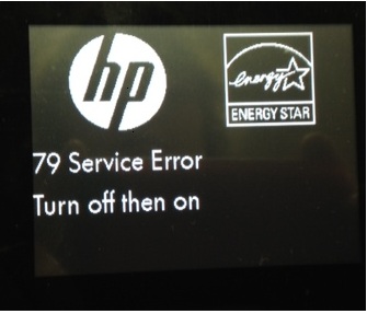 HP 79 Service Error 