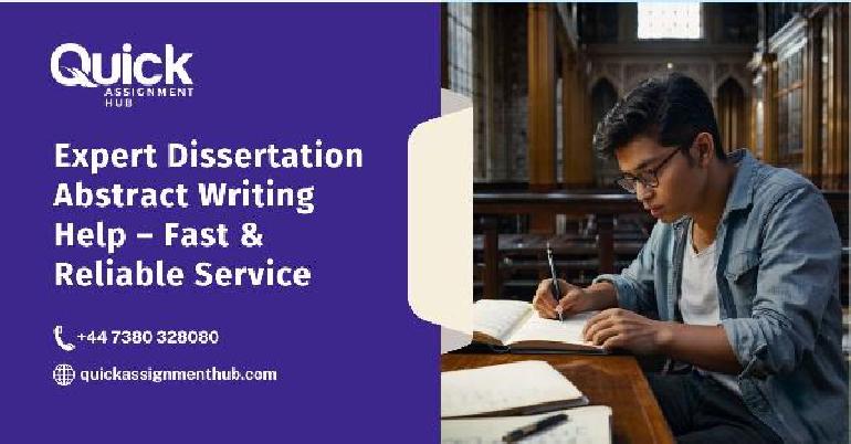 Expert Dissertation Abstract Writing Help