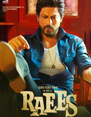 Raees Hindi Movie-show timings