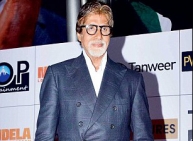 Big B at launch of Mandela: Long Walk to Freedom in Mumbai, India