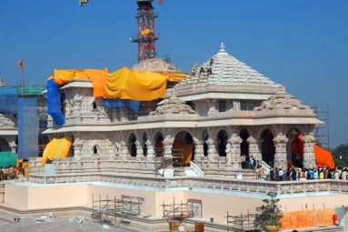 Ayodhya Ram Temple roof leaking after heavy rain