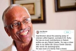 Indian origin pakistani leader, indian origin, indian origin pakistani leader b m kutty dies at 89, Muslim student