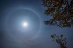 Bay Area, halo, bay area citizens surprised to see a perfect halo around the moon, Bay area