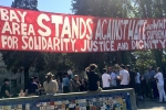 rally, arrest, thousands of protesters descend on berkeley 13 arrested, Skateboard