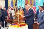Donald Trump Diwali, Donald Trump Diwali, donald trump celebrates diwali at white house, Sikhs