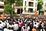Hanuman Chalisa Controversy Mumbai, Hanuman Chalisa Controversy latest, hanuman chalisa controversy tight security outside maharashtra cm s residence, Hanuman chalisa controversy
