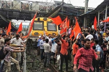 Mumbai Bandh: Buses Vandalized, Trains Obstructed