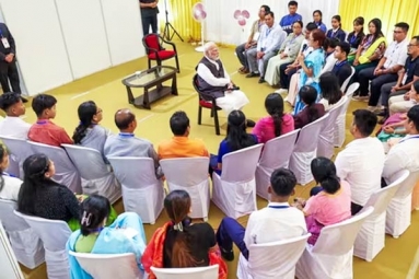 Narendra Modi meets Manipur Violence Victims