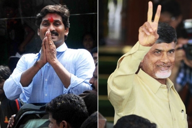 Exit Polls Indicate Neck and Neck Vie Between Y.S. Jaganmohan and Chandrababu Naidu for Andhra Pradesh Assembly Polls