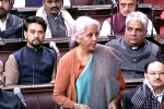 Nirmala Sitharaman Tables Economic Survey in Parliament