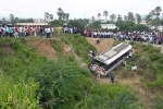 Telangana Bus Accident death toll, Telangana, death toll rises to 57 in telangana bus accident, Jagtial district