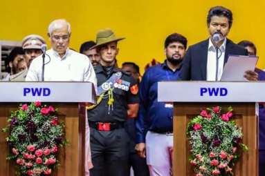 Vijay's Oath Sparks DMK-TVK Battle