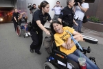 Denver Police, Denver Police, denver police arrest disabled protestors at sen gardner s office, Obamacare