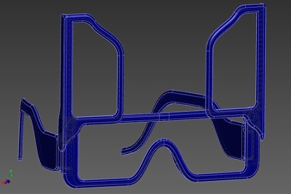 3D glasses that lets you see a cinema from dual perspective