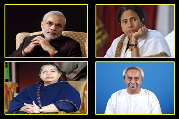 Modi, Mamata, Jayalalitha, Naveen set to wipe out Congress from the face of politics},{Modi, Mamata, Jayalalitha, Naveen set to wipe out Congress from the face of politics