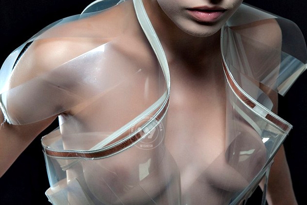 A dress that turns transparent when you are aroused