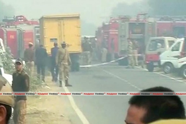 Border Security Force aircraft crashed, ten dead