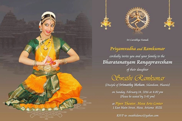 Swathi Ramkumar's Bharatanatyam RangaPravesham