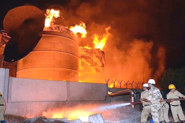Biodiesel plant in Visakhapatnam, 12 out of 18 storage units in fire