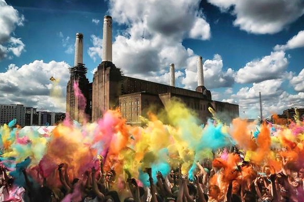 Holi celebrations in London