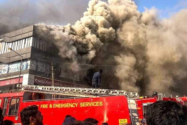 Major Fire Breaks out at Gujarat Coaching Center, 20 Dead