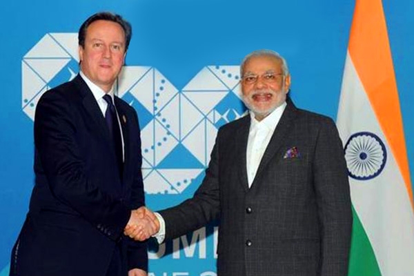 Modi Speaks on Cameron Winning