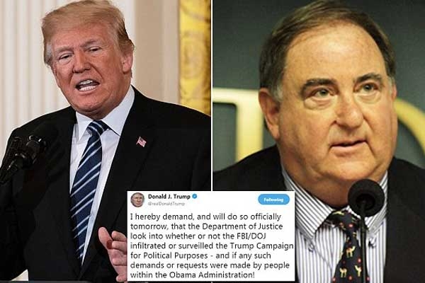 President Trump Orders Investigation of FBI and DOJ over Twitter Controversies